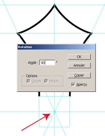 Alignement et rotation dans illustrator