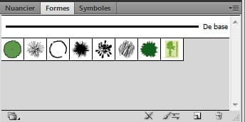 Illustrator Palette forme diffuse