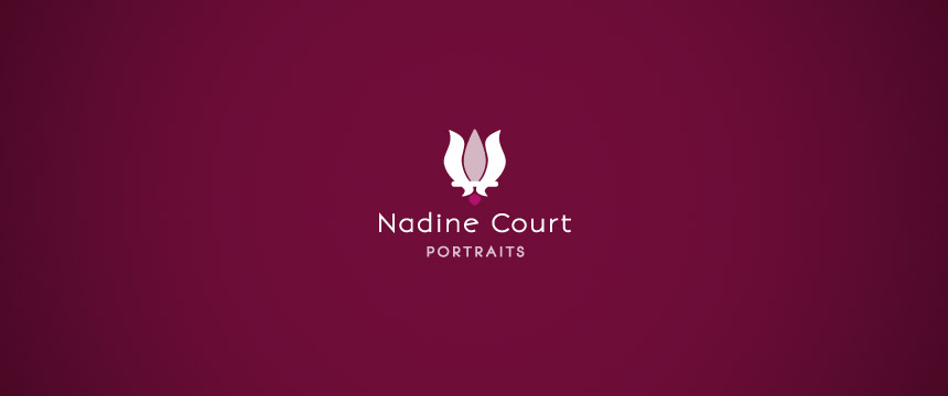 Création de logotype pour Nadine Court - Portrait