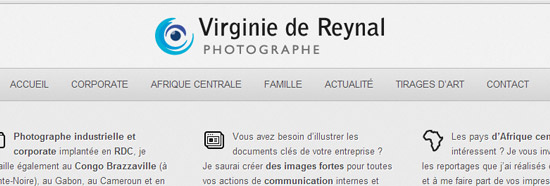 Création de site internet wordpress logo et charte graphique pour Virginie de reynal
