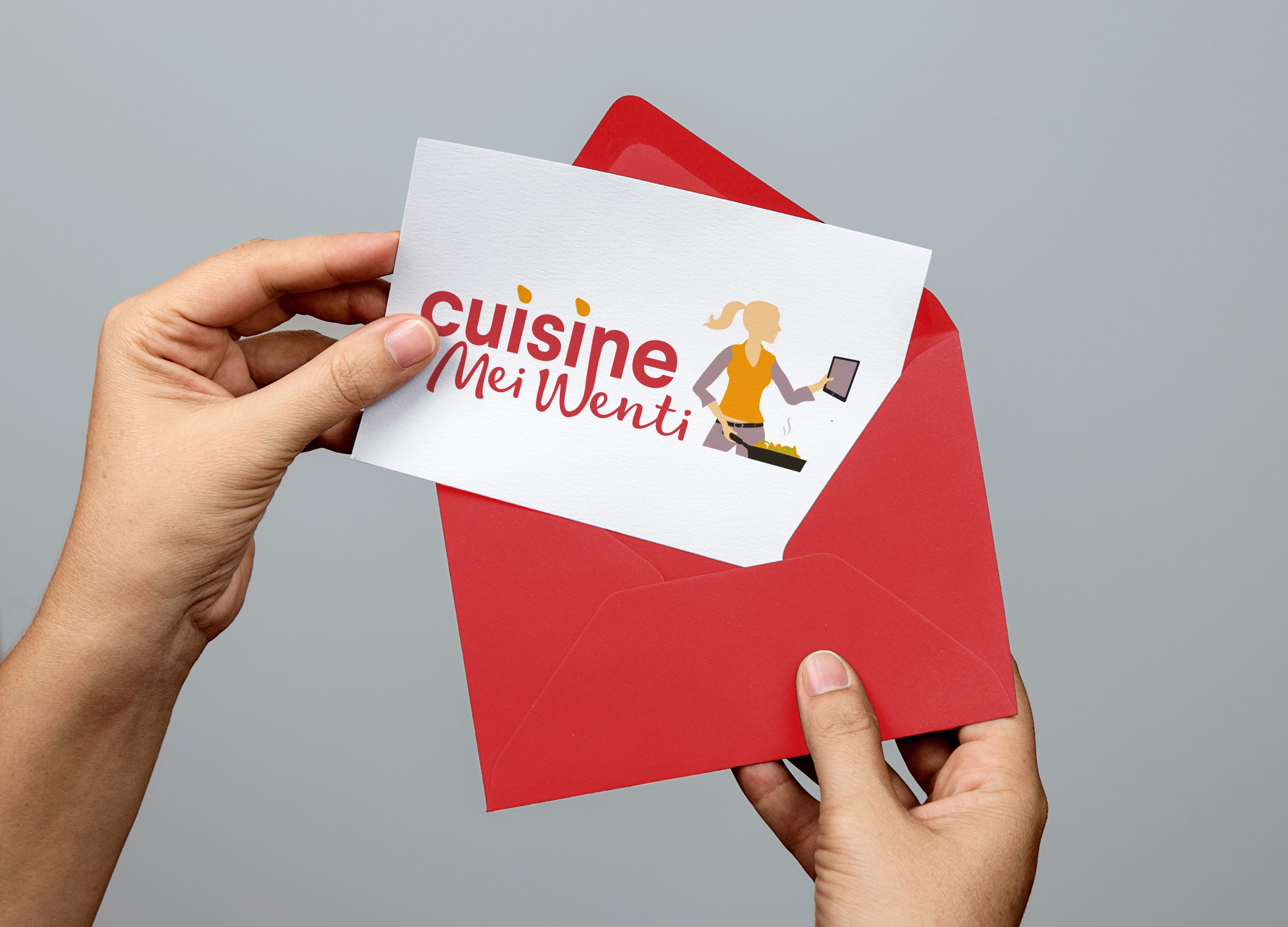 cuisine mei went création logo