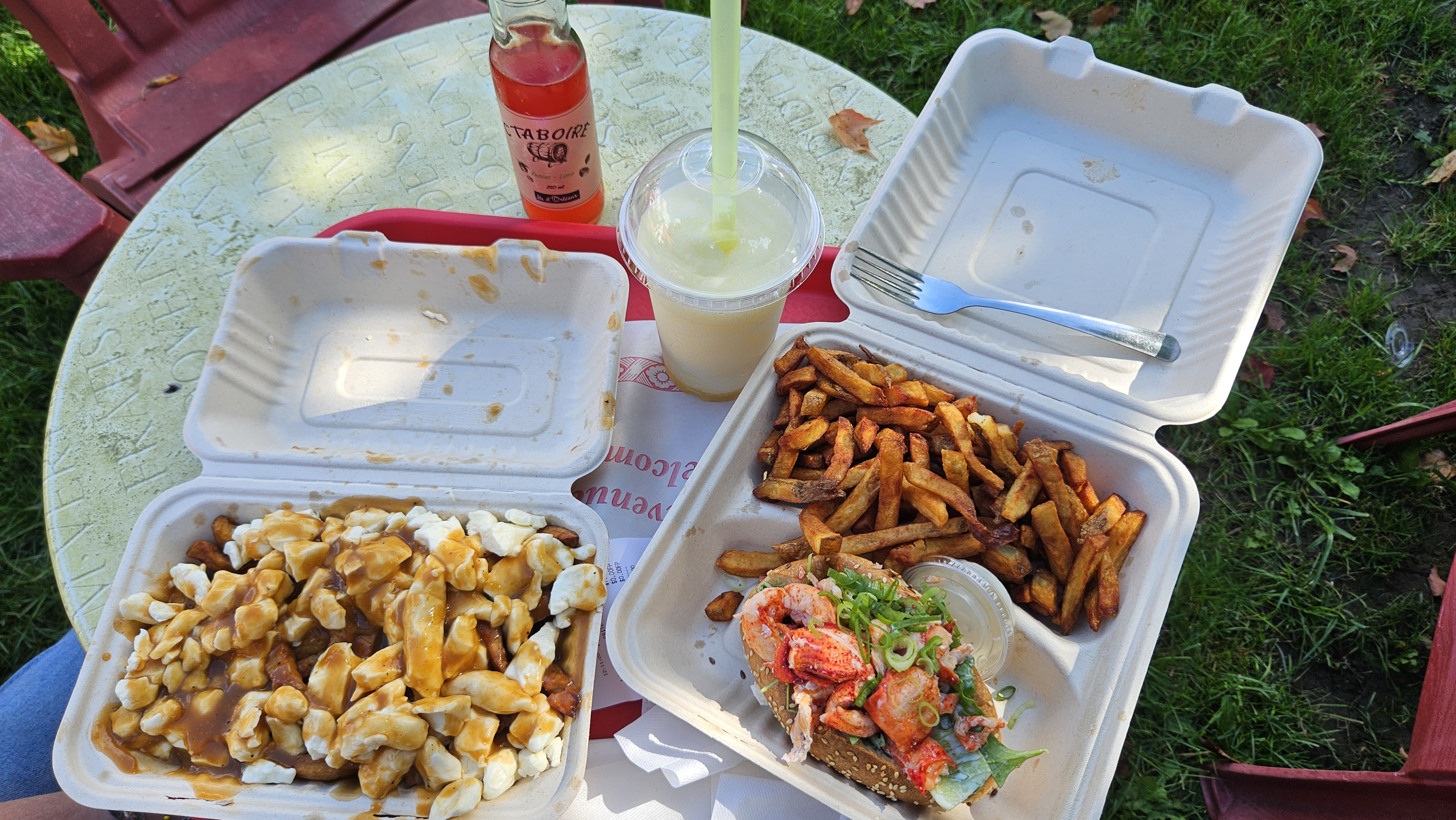 Poutine et Guedille à l'île d'Orléans